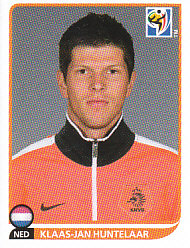 Klaas-Jan Huntelaar Netherlands samolepka Panini World Cup 2010 #352